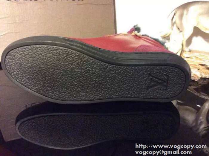 雰囲気　2015  LOUIS VUITTON ルイ ヴィトン 存在感がある　ハイトップシューズ 2色可選