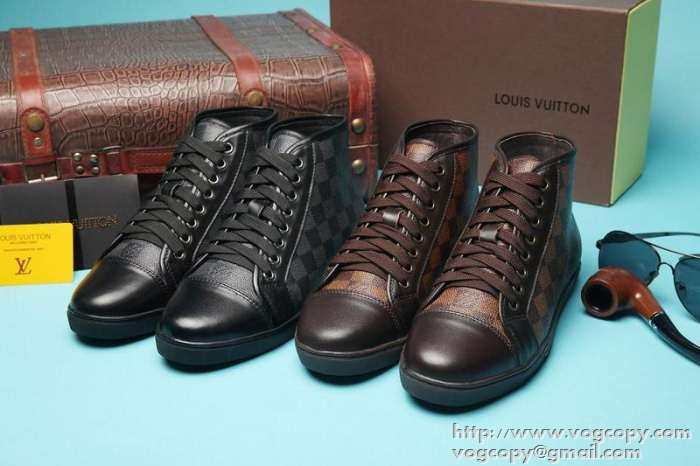 完売品2015  LOUIS VUITTON ルイ ヴィトン 安心感がある ハイカットスニーカー 2色可選