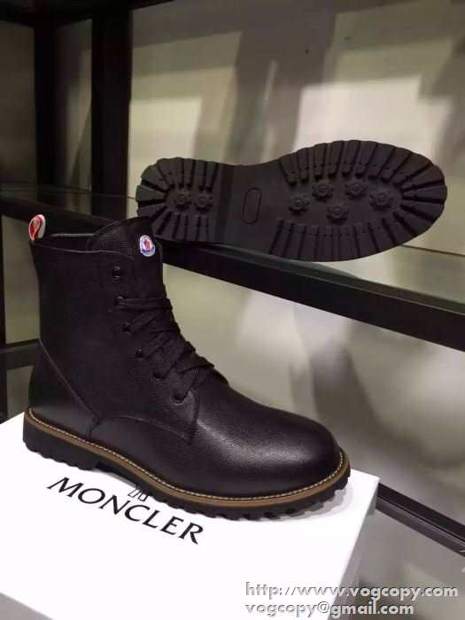 保温性に溢れる 2015秋冬 MONCLER モンクレール 上質なショートブーツ 革靴
