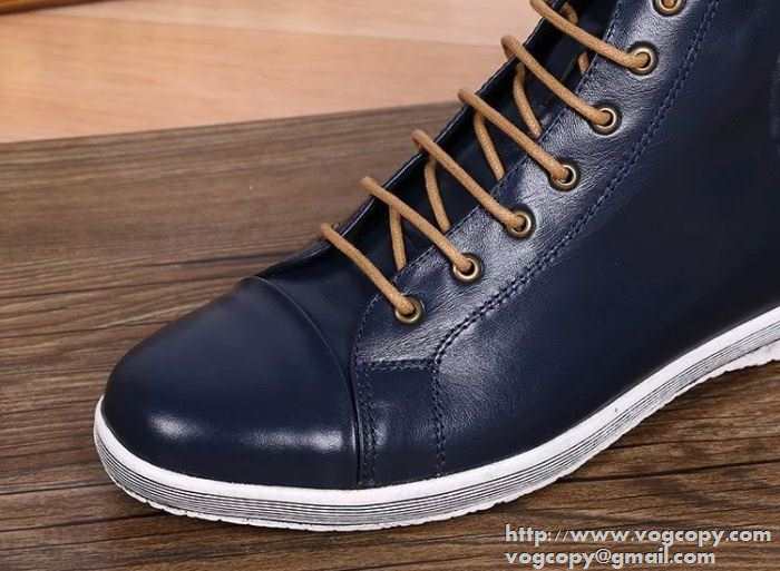 完売品 2015秋冬 alexander mcqueen アレキサンダー マックイーン 値下げるハイトップシューズ 革靴 2色可選