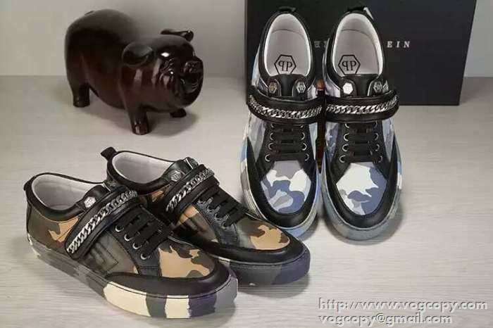 耐久性に優れた　2015 PHILIPP PLEIN フィリッププレイン 人気販売　軽量性にランニングシューズ 2色可選