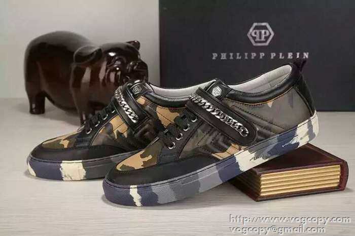 耐久性に優れた　2015 PHILIPP PLEIN フィリッププレイン 人気販売　軽量性にランニングシューズ 2色可選