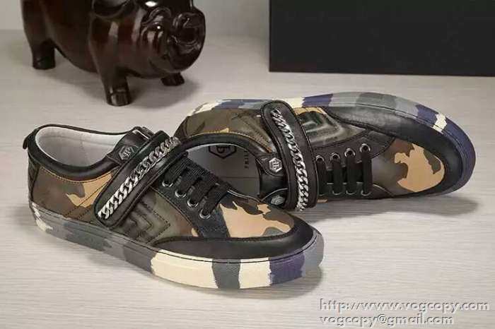 耐久性に優れた　2015 PHILIPP PLEIN フィリッププレイン 人気販売　軽量性にランニングシューズ 2色可選