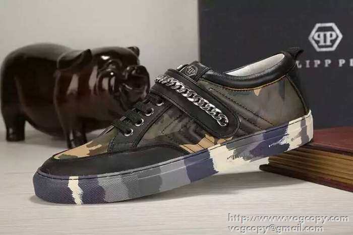耐久性に優れた　2015 PHILIPP PLEIN フィリッププレイン 人気販売　軽量性にランニングシューズ 2色可選