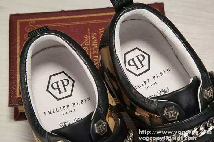耐久性に優れた　2015 PHILIPP PLEIN フィリッププレイン 人気販売　軽量性にランニングシューズ 2色可選