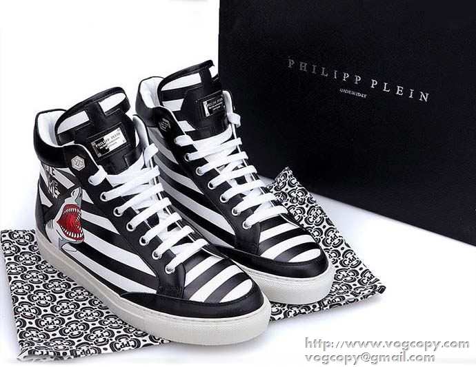 ソフトな心地良さ 2015秋冬 PHILIPP PLEIN フィリッププレイン カジュアルなハイトップシューズ