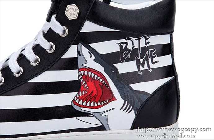 ソフトな心地良さ 2015秋冬 PHILIPP PLEIN フィリッププレイン カジュアルなハイトップシューズ