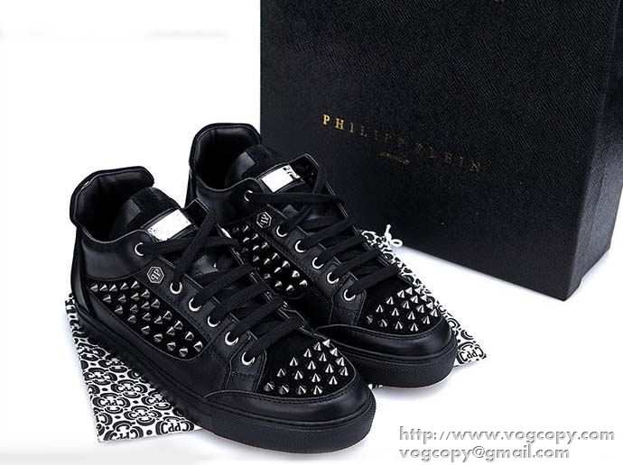 通気性も抜群　 2015秋冬 PHILIPP PLEIN フィリッププレイン シンプルなデザイン　フラットシューズ