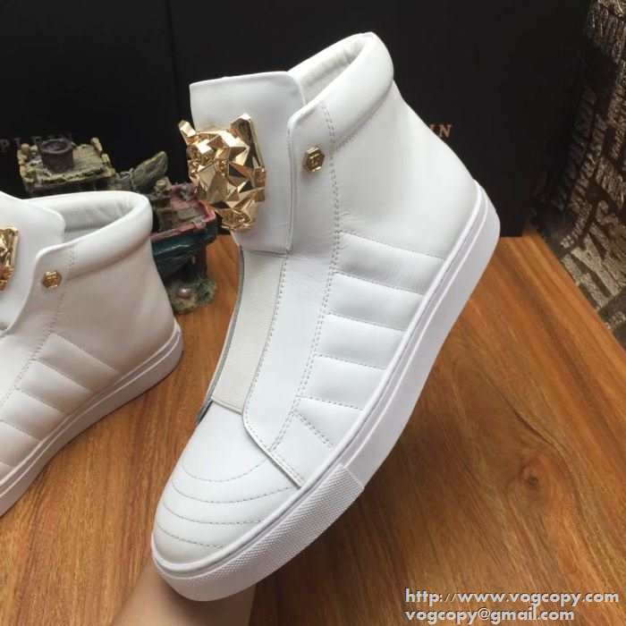 絶対欠かせない 2015秋冬 PHILIPP PLEIN フィリッププレイン 便利　ハイトップシューズ  3色可選