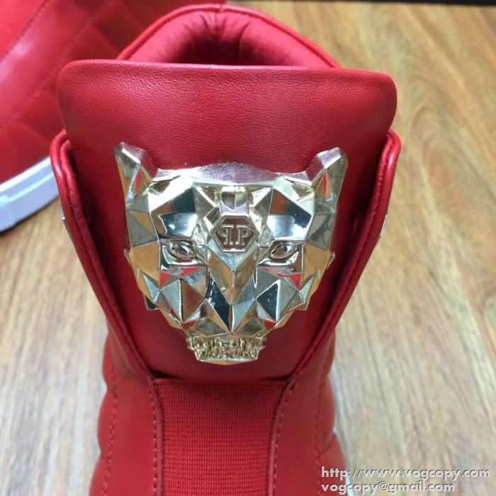 絶対欠かせない 2015秋冬 PHILIPP PLEIN フィリッププレイン 便利　ハイトップシューズ  3色可選
