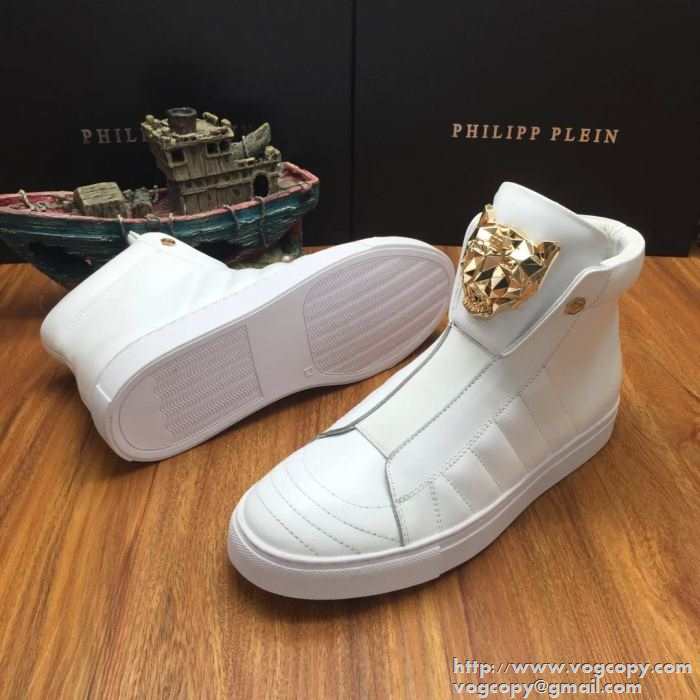 絶対欠かせない 2015秋冬 PHILIPP PLEIN フィリッププレイン 便利　ハイトップシューズ  3色可選