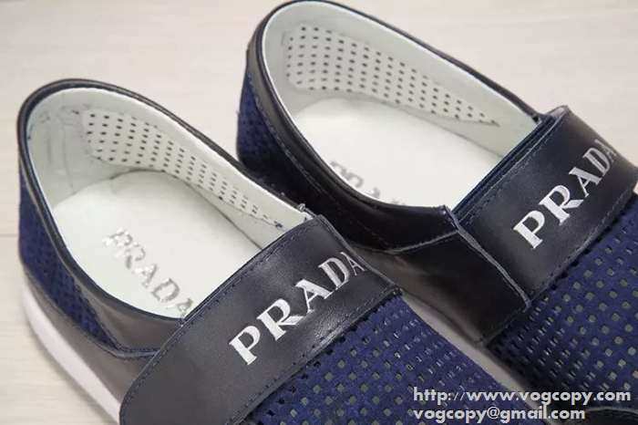 prada プラダ 優しい履き心地 フラットシューズ ランニングシューズ