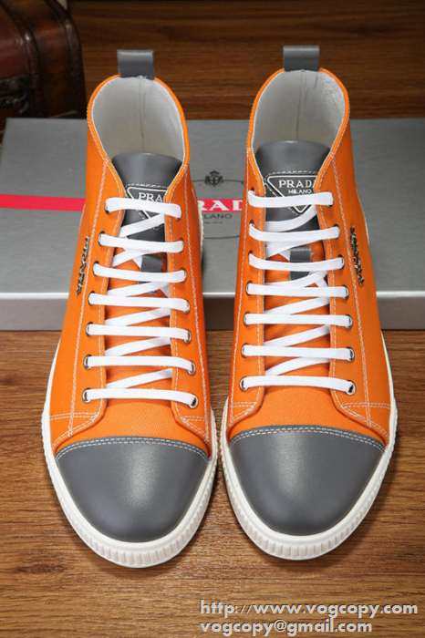 最新入荷！ 2015 PRADA プラダ ハイトップシューズ 3色可選