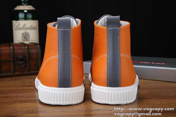 最新入荷！ 2015 PRADA プラダ ハイトップシューズ 3色可選