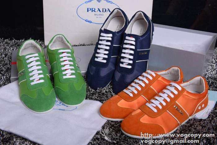超目玉! 2015 PRADA プラダ ランニングシューズ 靴の滑り止め 3色可選