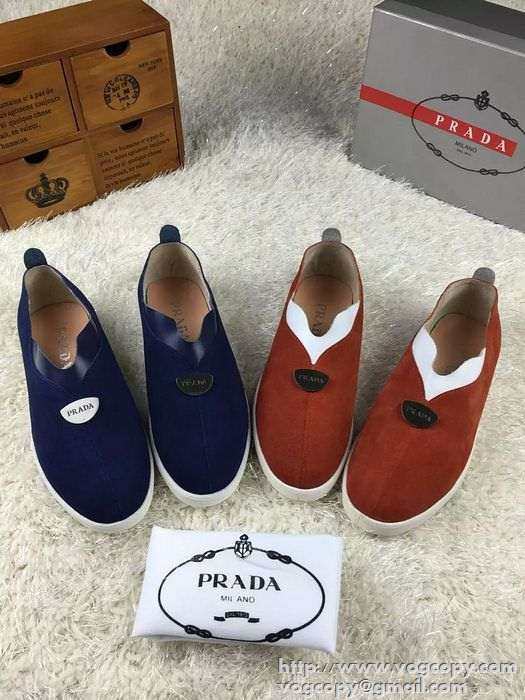 耐久性に優れ! 2015 PRADA プラダ カジュアルシューズ 2色可選