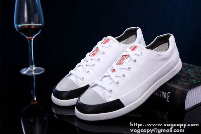 完璧な白黒结び 2015 PRADA プラダ フラットシューズ 2色可選