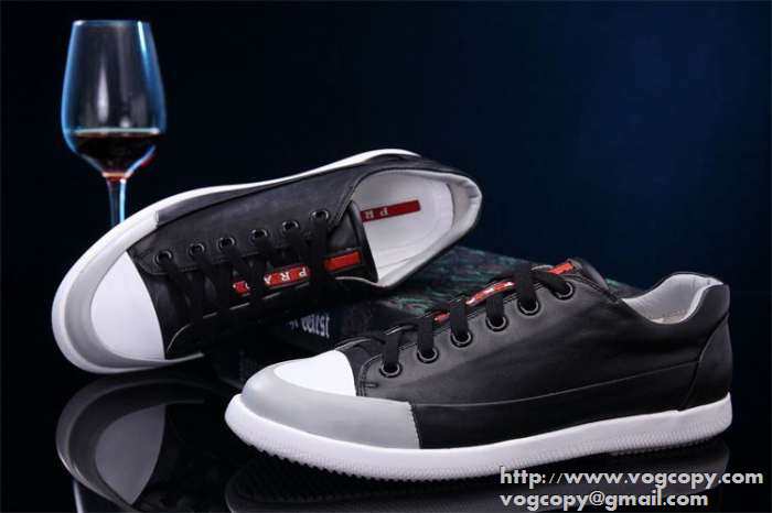 完璧な白黒结び 2015 PRADA プラダ フラットシューズ 2色可選
