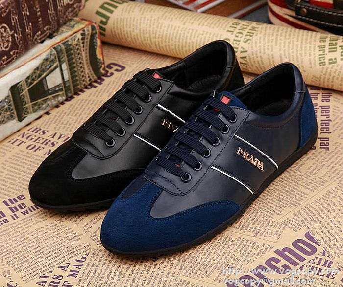 フラットの最上級 2015 PRADA プラダ  フラットシューズ スニーカー 2色可選
