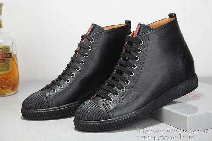 待望の復刻！　2015  PRADA プラダ ハイカットスニーカー 3色可選