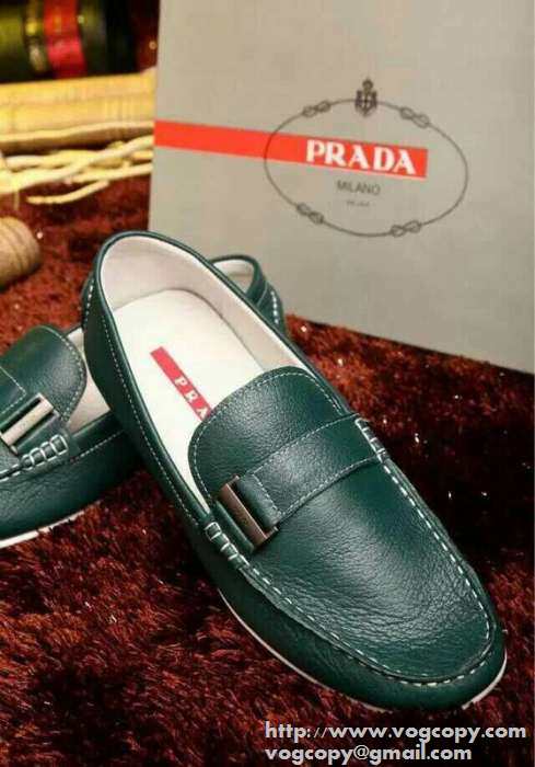 究極柔らかい質感 2015 個性派 PRADA プラダ ビジネスシューズ 革靴