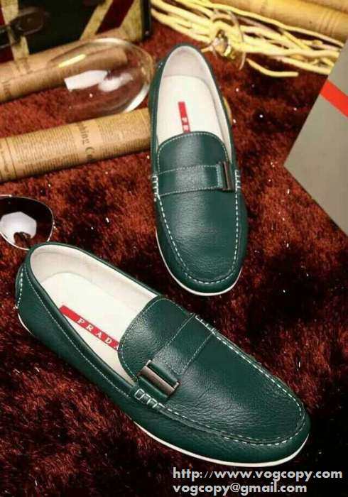 究極柔らかい質感 2015 個性派 PRADA プラダ ビジネスシューズ 革靴
