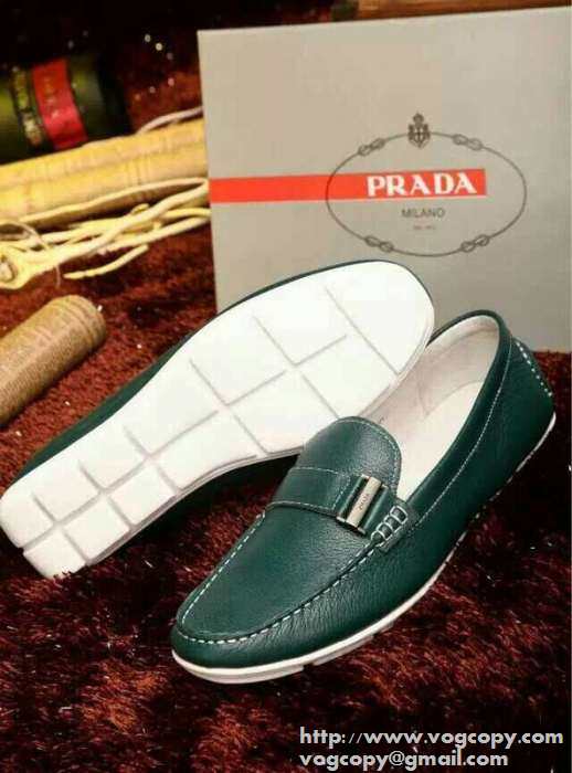 究極柔らかい質感 2015 個性派 PRADA プラダ ビジネスシューズ 革靴