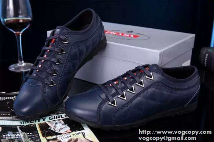 走り速い 2015 PRADA プラダ ランニングシューズ 靴の滑り止め 2色可選