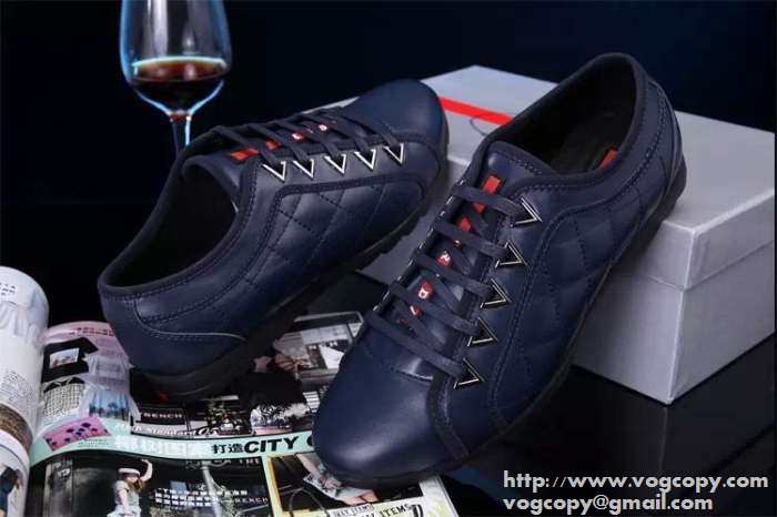走り速い 2015 PRADA プラダ ランニングシューズ 靴の滑り止め 2色可選