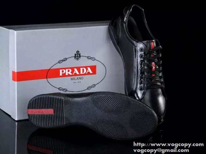 カジュアルアイテム2015 PRADA プラダ フラットシューズ スニーカー