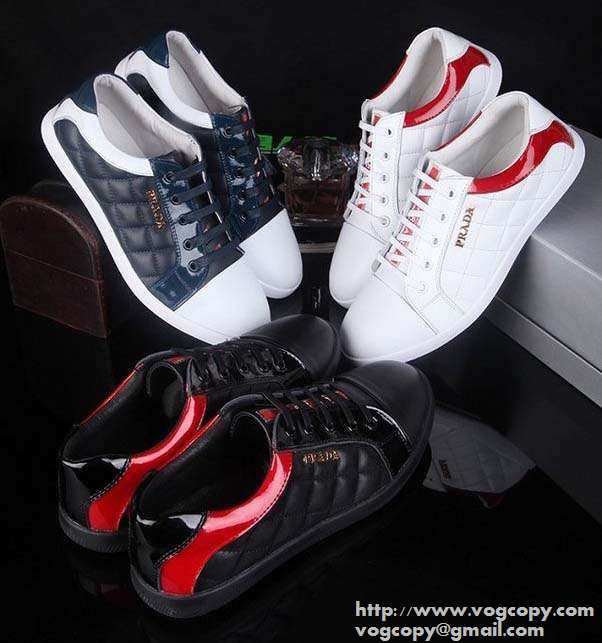 早い者勝ち PRADA プラダ 2015  モデル愛用　スニーカー 3色可選