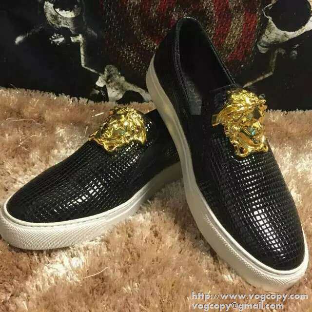 首胸ゴロ  2015 VERSACE ヴェルサーチ 売れ筋！ カジュアルシューズ 2色可選