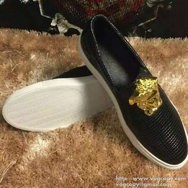 首胸ゴロ  2015 VERSACE ヴェルサーチ 売れ筋！ カジュアルシューズ 2色可選