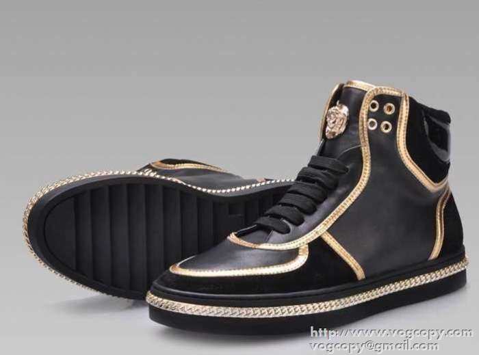 個性派！ 2015 VERSACE ヴェルサーチ SALE!今季 ハイカットスニーカー 優しい履き心地
