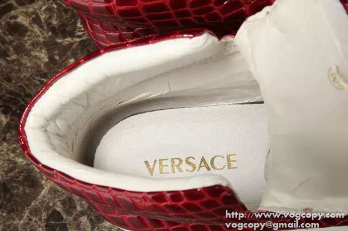 大好評! 2015 VERSACE ヴェルサーチ ハイカットスニーカー 抗菌?防臭加工 2色可選