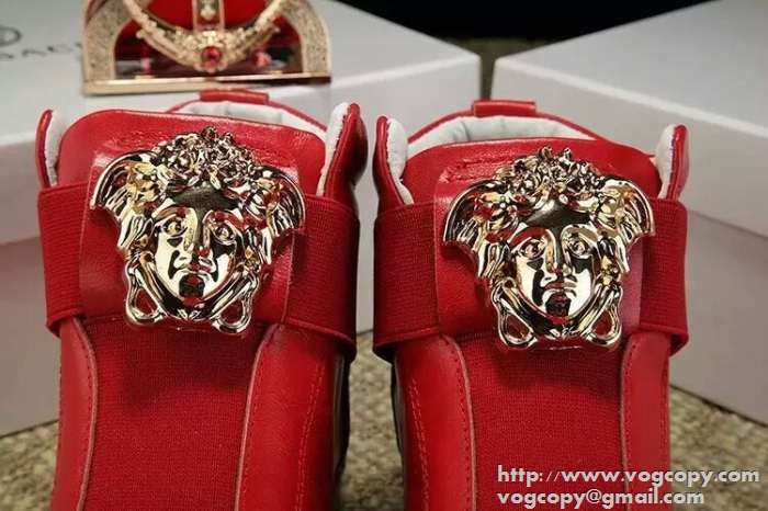 ◆モデル愛用◆　2015 VERSACE ヴェルサーチ 耐久性に優れ ハイカットスニーカー 大好評