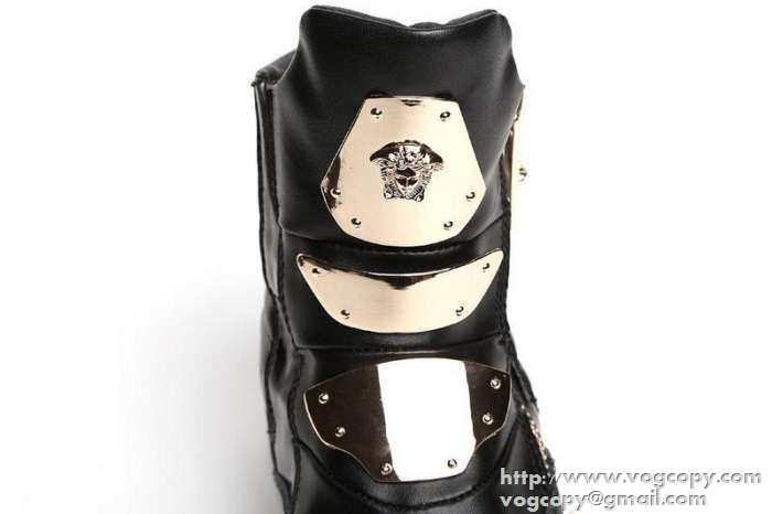 大人っぼい2015 VERSACE ヴェルサーチ  ハイカットスニーカー　最旬アイテム