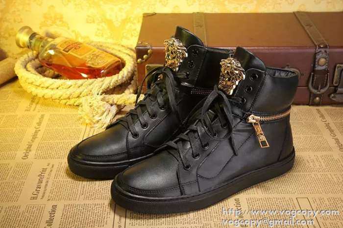 売れ筋のいい　2015 VERSACE ヴェルサーチ ハイカットスニーカー オリジナル