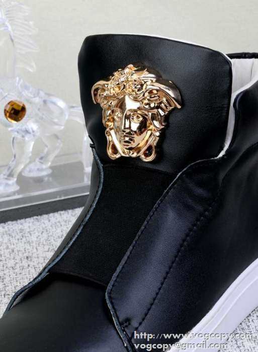 最旬アイテム　 2015 VERSACE ヴェルサーチ ハイカットスニーカー  大好評