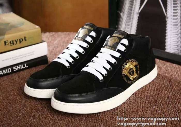 大特価　2015  VERSACE ヴェルサーチ ハイカットスニーカー 最旬アイテム