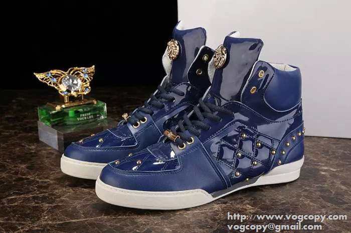 格安！ 2015 VERSACE ヴェルサーチ ハイカットスニーカー 抜群の雰囲気