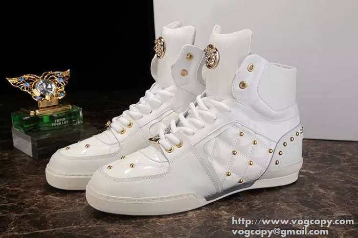 格安！ 2015 VERSACE ヴェルサーチ ハイカットスニーカー 抜群の雰囲気