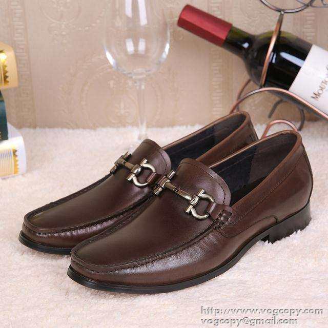 フィット感 2015 FERRAGAMO サルヴァトーレフェラガモ レザーシューズ靴 ビジネスシューズ 2色可選