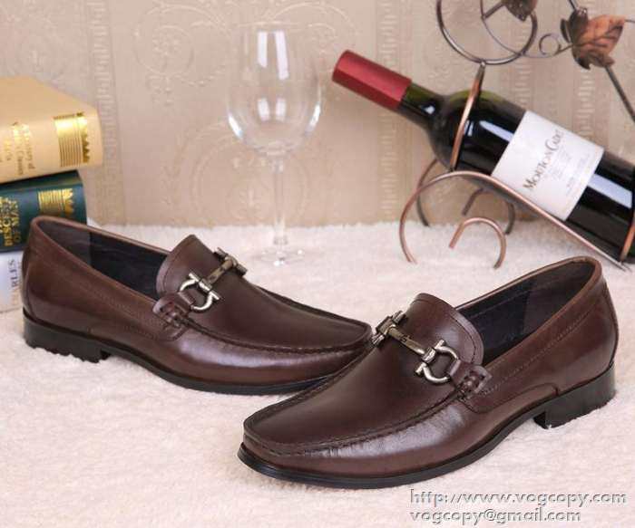 フィット感 2015 FERRAGAMO サルヴァトーレフェラガモ レザーシューズ靴 ビジネスシューズ 2色可選