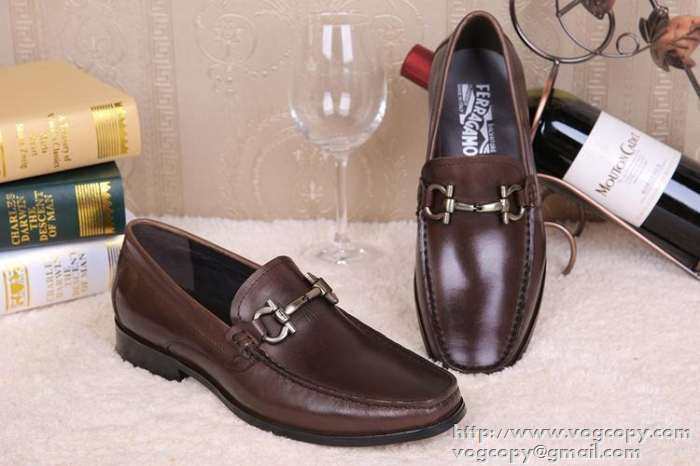 フィット感 2015 FERRAGAMO サルヴァトーレフェラガモ レザーシューズ靴 ビジネスシューズ 2色可選