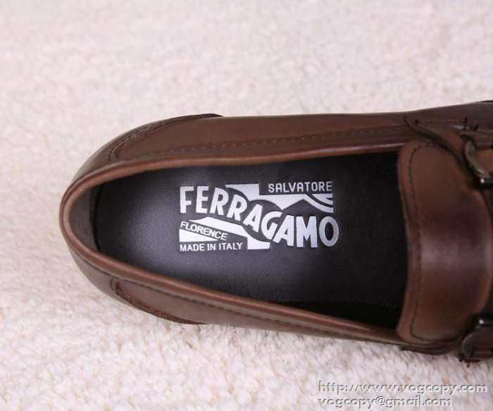 ムダな装飾を排したデザイン 2015 FERRAGAMO サルヴァトーレフェラガモ レザーシューズ靴 ビジネスシューズ 2色可選