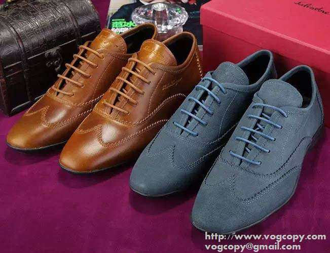 重宝するアイテム 2015 FERRAGAMO サルヴァトーレフェラガモ ビジネスシューズ 2色可選