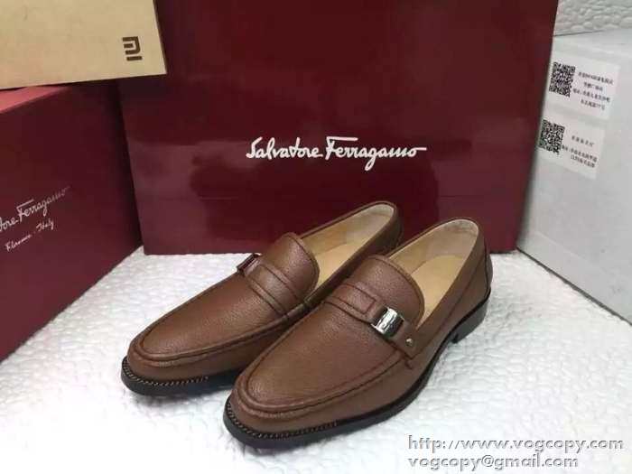 今季大ヒット！ 2015 FERRAGAMO サルヴァトーレフェラガモ レザーシューズ靴 2色可選