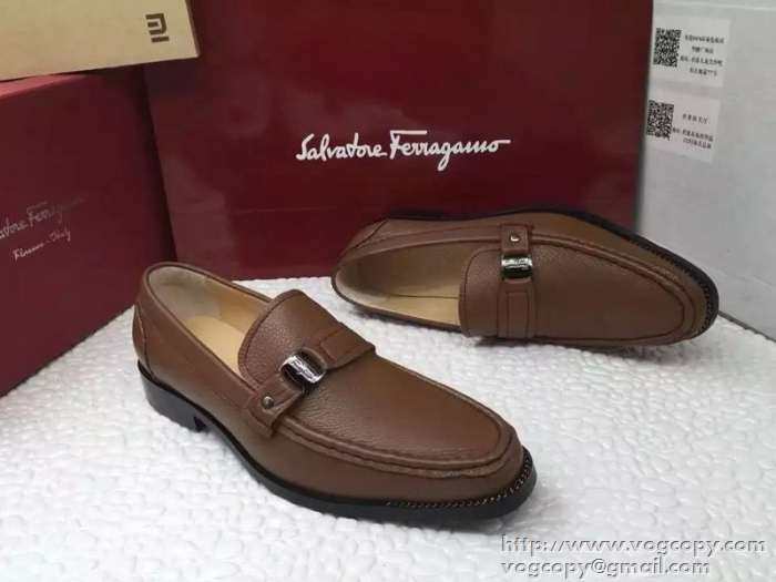今季大ヒット！ 2015 FERRAGAMO サルヴァトーレフェラガモ レザーシューズ靴 2色可選