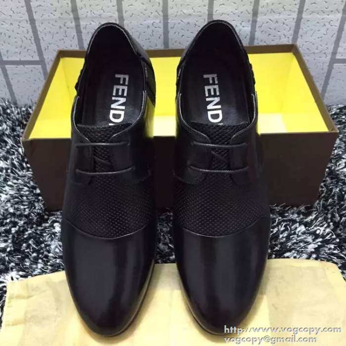 フィット感  2015  FENDI フェンディ ビジネスシューズ レザーシューズ靴 2色可選